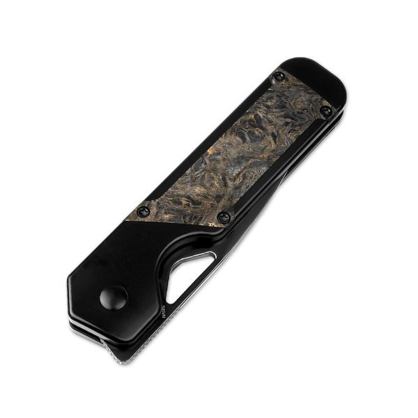 Kizer Militaw Folding Knife Carbon Fiber S45VN Black