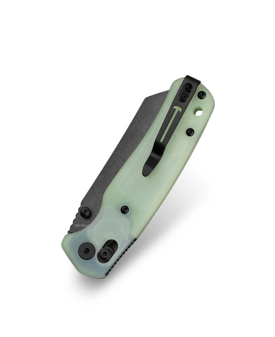 Bestechman Cicada's Folding Knife Jade G10 Handle 10Cr15MoV