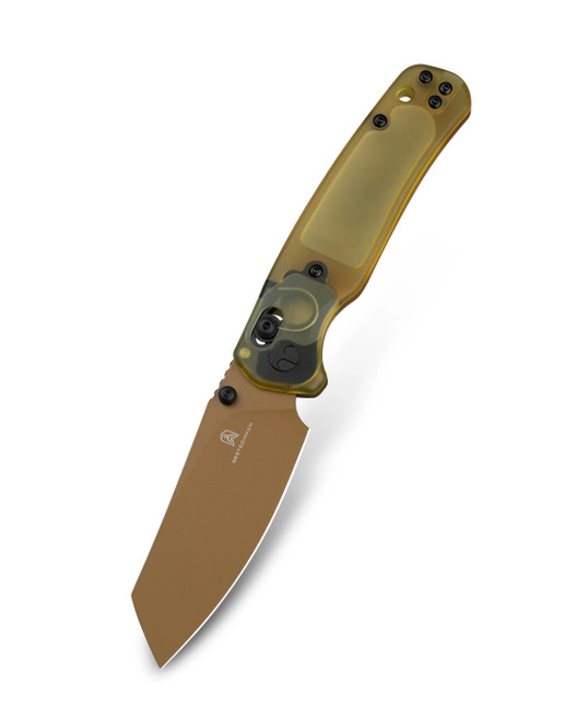 Bestechman Cicada's Wing Gold Folding Knife Ultem Handle 10Cr15MoV Plain Gold Blade BMK06D Bestechman Cicada's Wing Gold Folding Knife Ultem Handle 10Cr15MoV Plain Gold Blade BMK06D
