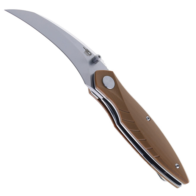 Bestech Mantidae Folding Knife Brown G10 Handle 2.94" 14C28N Blade BG60B Bestech Mantidae Folding Knife Brown G10 Handle 2.94" 14C28N Blade BG60B