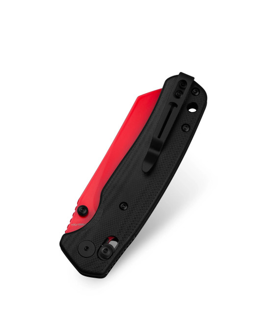Folding Knife Wing Red | Cicadas Black Handle EDC
