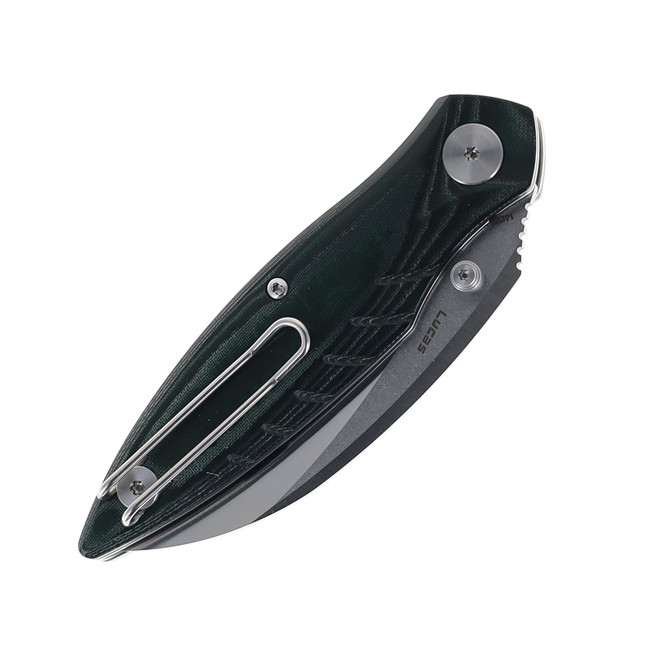 Bestech Mantidae Folding Knife Green Micarta Handle 2.94