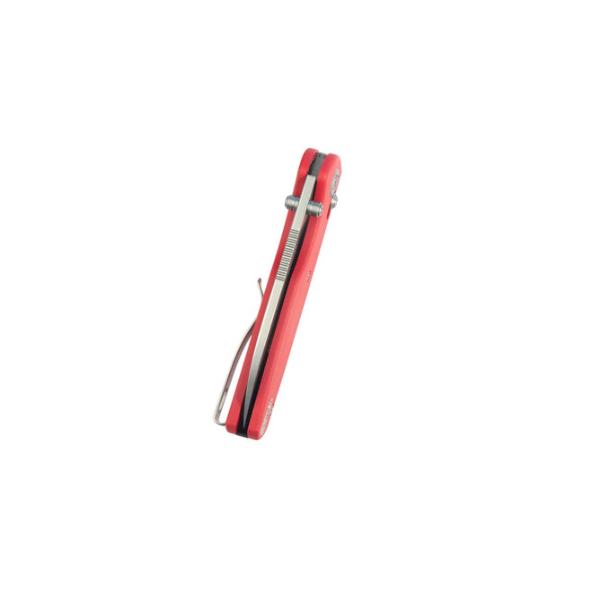 Kubey Breeze Every Carry Crossbar Lock Folding Knife Red G10