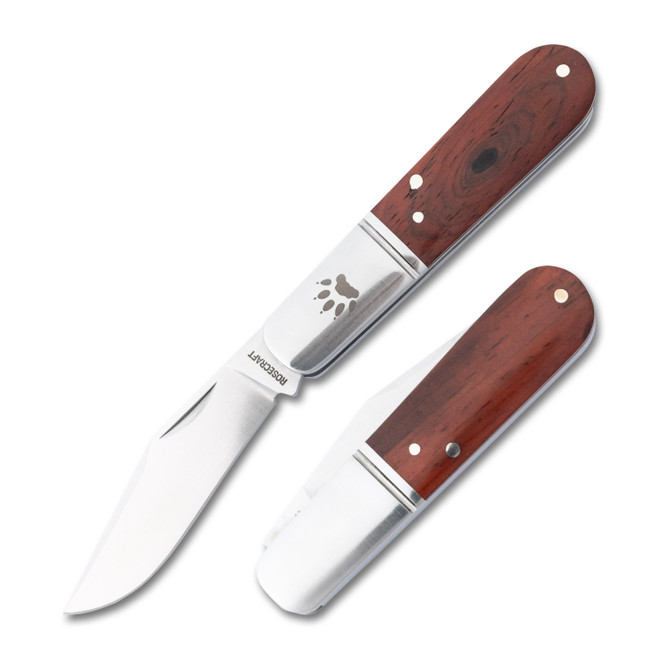 RoseCraft Blades Otter Creek Barlow RCT020 Slip Joint Folding Knife D2 Satin RoseCraft Blades Otter Creek Barlow RCT020 Slip Joint Folding Knife D2 Satin