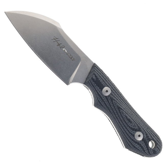 Viper Handy 2 Fixed Blade Knife Black SureTouch Handle M390 Sheepsfoot Plain Edge VT4050GG
