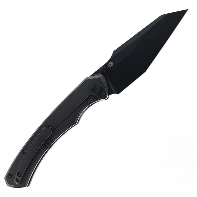 Bestech Clastic Folding Knife Black/Bronze Titanium Handle