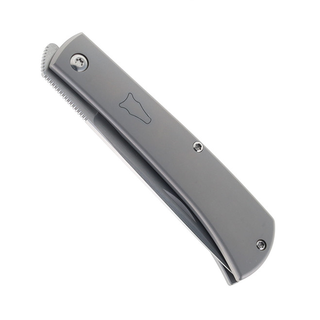 Esnyx Silver Line Workhorse Slipjoint Folding Knife Titanium