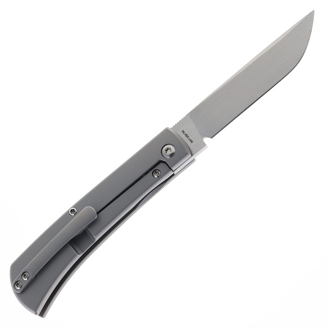 のの Esnyx Silver Line Workhorse Slipjoint Folding Knife Titanium