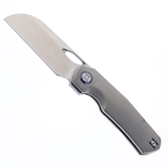Kunwu S-TAO II Folding Knife Orange Peel Titanium Handle VANAX Plain Edge Satin Finish S703L-T2 Kunwu S-TAO II Folding Knife Orange Peel Titanium Handle VANAX Plain Edge Satin Finish S703L-T2