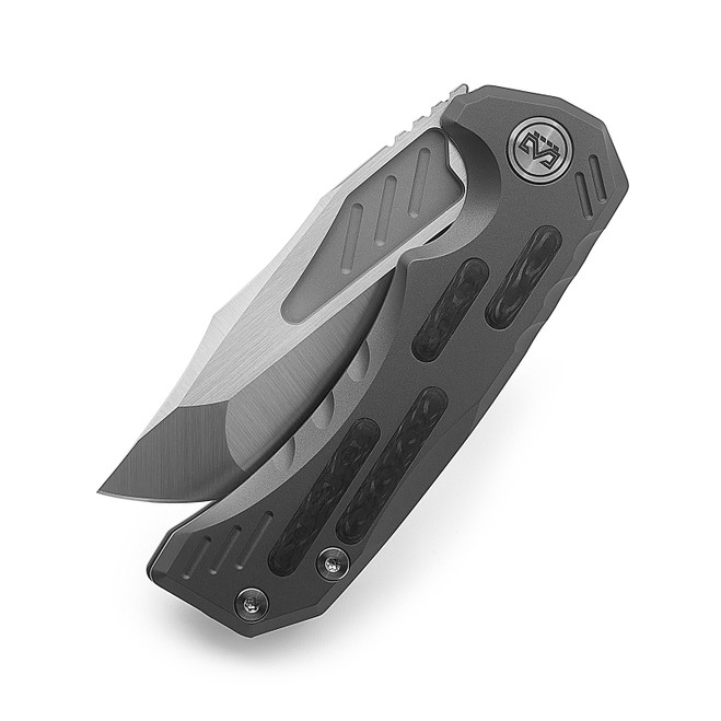 【在庫有】 Miguron Dromos Flipper Folding Knife Titanium Carbon Fiber ジャケット・アウター