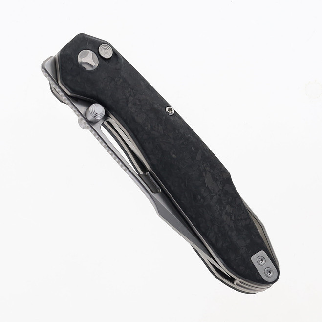 Ketuo KT-Triad Top Liner Lock Pocket Knife Carbon Fiber Handle