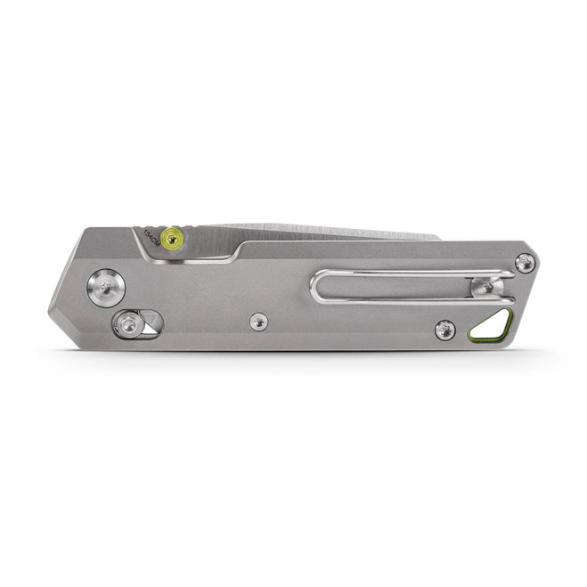 ととと Vosteed Parallel Folding Knife Gray Titanium Handle 154CM Reverse
