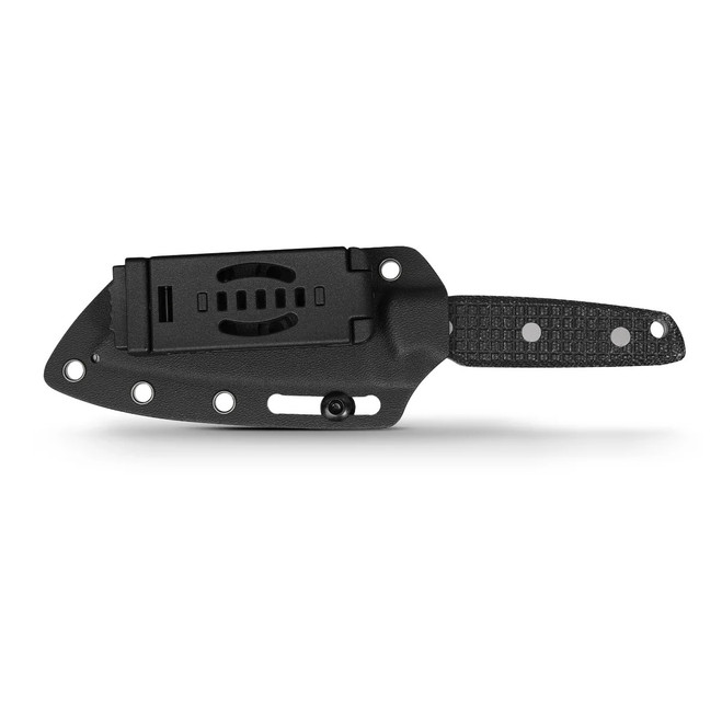 Vosteed Mink Fixed Blade Knife Black Micarta Handle Nitro-V