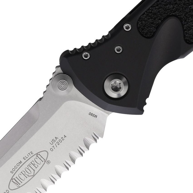 Microtech Socom Elite Folding Knife Black Aluminum Handle