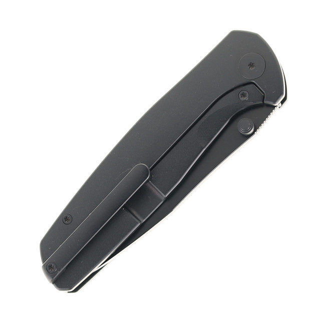 Vanguard Knives Esox 2 Folding Knife Black Titanium Handle M390