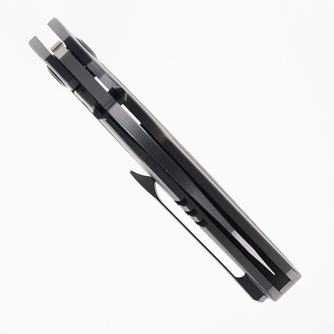 Kansept Baba Yaga Folding Knife Beadblast Titanium/80s Camo Carbon