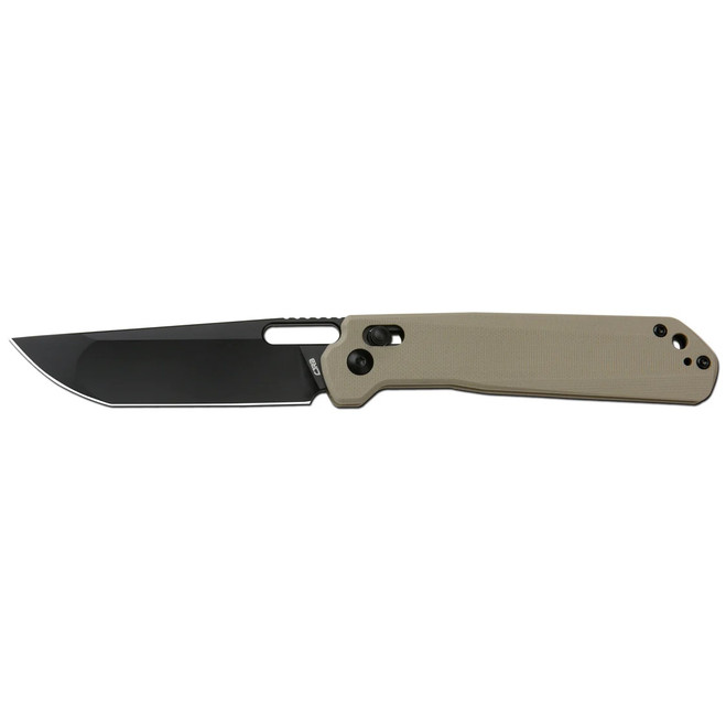 CJRB Bellona Folding Knife Desert G10 Handle AR-RPM9 Tanto Plain