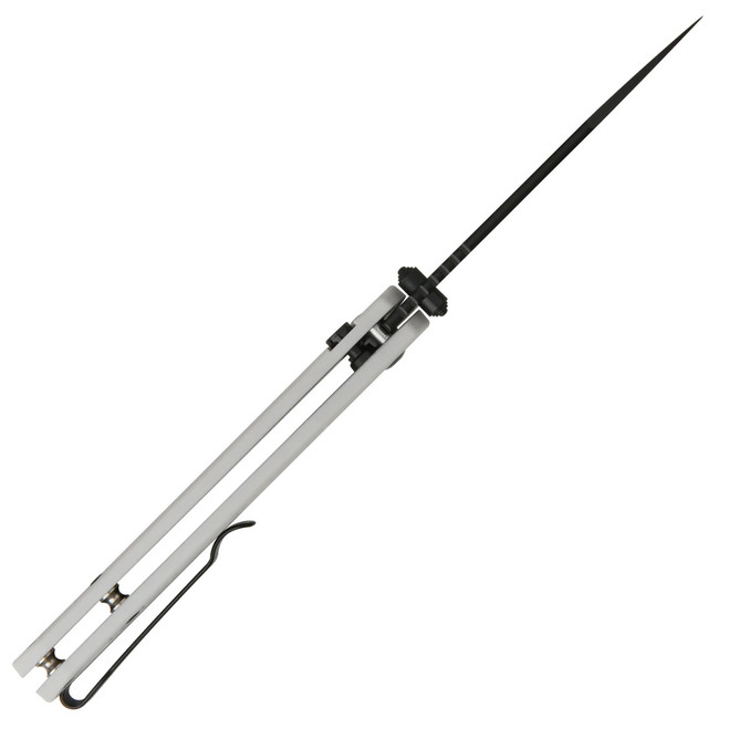 CJRB Pyrite-Light Folding Knife White FRN Handle AR-RPM9