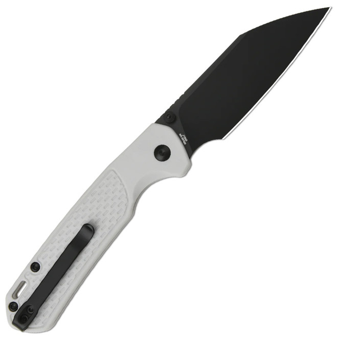 V CJRB Pyrite-Light Folding Knife White FRN Handle AR-RPM9