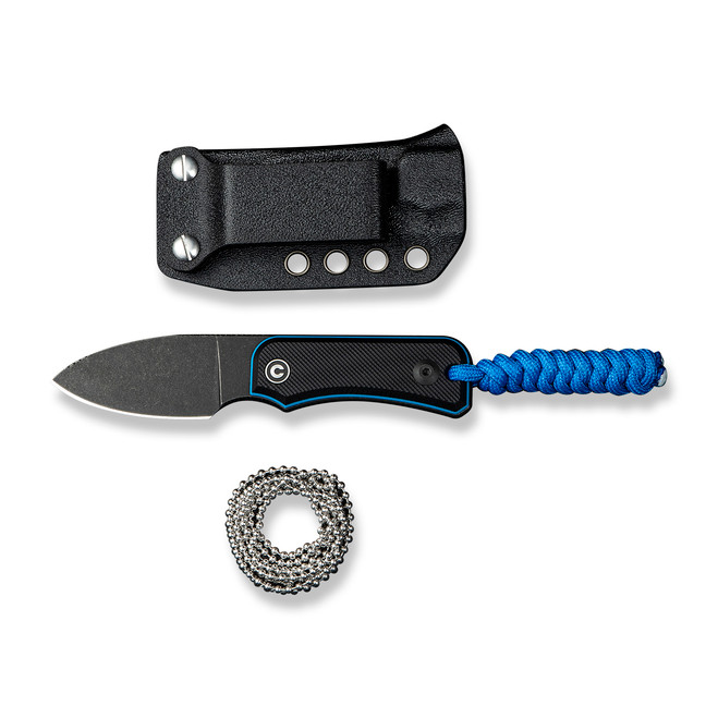 2 Pre-Order Ships 10/21) Civivi Baby Banter Fixed Blade Knife Black