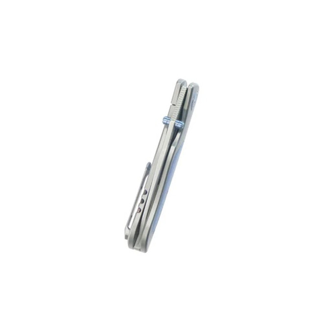 KB Knives Vertigo Folding Knife Titanium/Damascus Handle S35VN Plain Edge Stonewash Finish KB258D KB Knives Vertigo Folding Knife Titanium/Damascus Handle S35VN Plain Edge Stonewash Finish KB258D