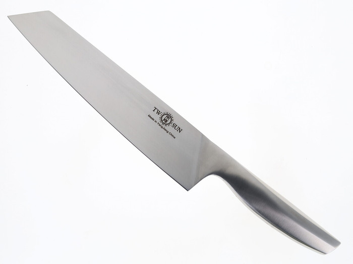 Twosun Kitchen Knife Steel Handle 14C28N Plain Edge TS885