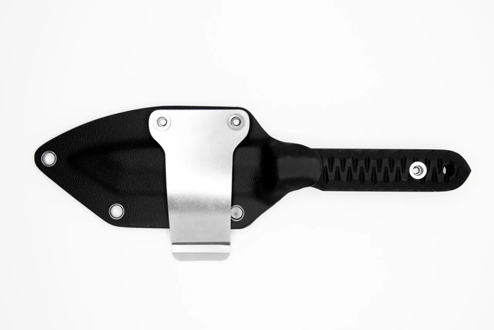 Blade Brothers Chibi Fixed Blade Knife Black ABS Plastic Handle