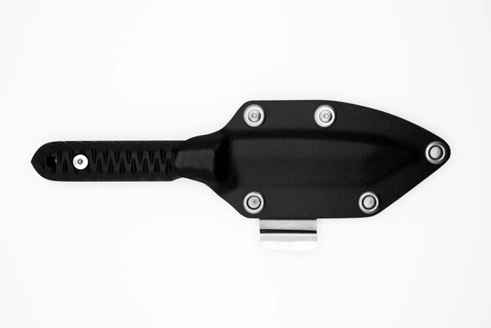 Blade Brothers Chibi Fixed Blade Knife Black ABS Plastic Handle