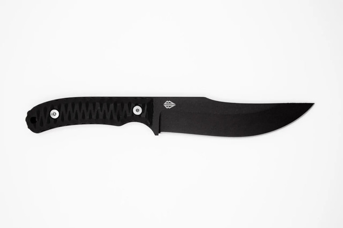 の Blade Brothers Navajero Fixed Blade Knife Black ABS Plastic Handle