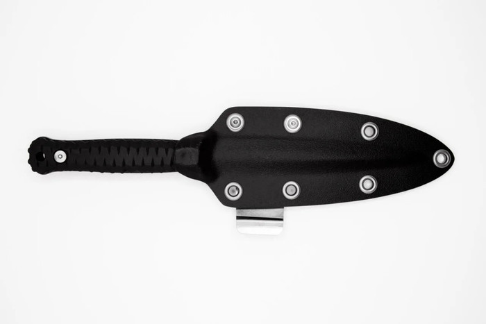 Blade Brothers Vendetta Fixed Blade Knife Black ABS Plastic Handle