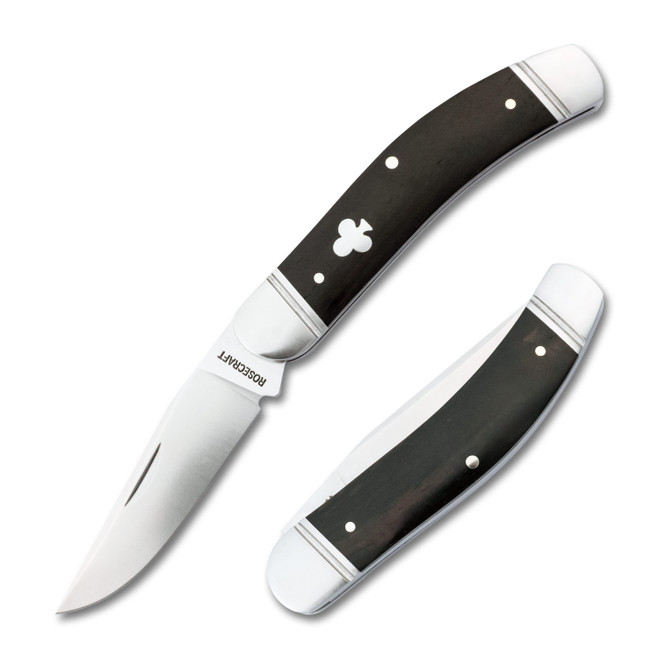 RoseCraft Blades Stinking Creek Sowbelly Black Sandalwood Folding