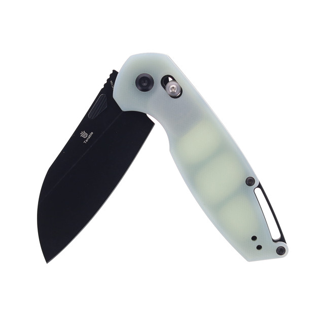 Tenable Model 6 Folding Knife Jade G10 Handle 14C28N Plain Edge