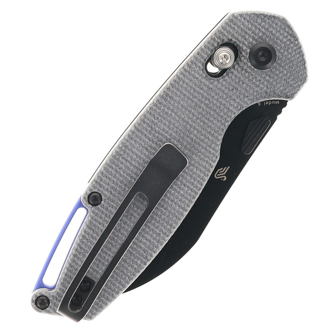 専用3 Tenable Model 6 Folding Knife Black Micarta Handle 14C28N Plain