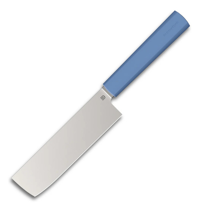 Butterfork Kitchen Knives Nakiri Knife Blue ABS Handle Stainless