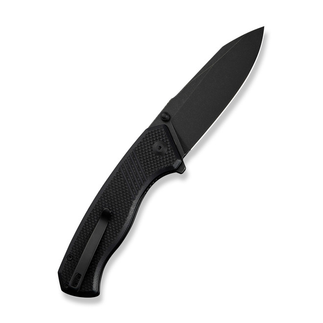 Civivi Placoid Folding Knife Black Coarse G10 Handle 14C28N Plain