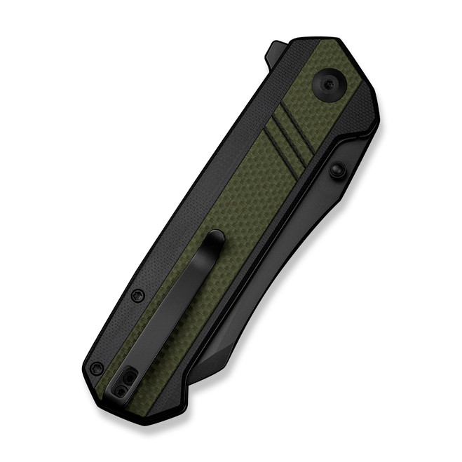Sencut Draxor Folding Knife Green/Black G10 Handle 9Cr18MoV Plain
