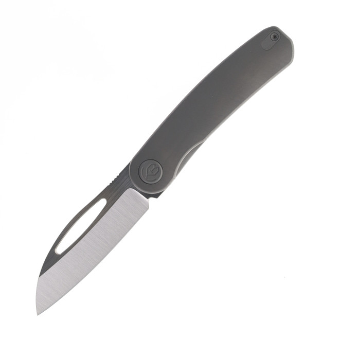 KB Knives Decimal Foldiing Knife Black Titanium Handle M390 Plain Edge KB354B