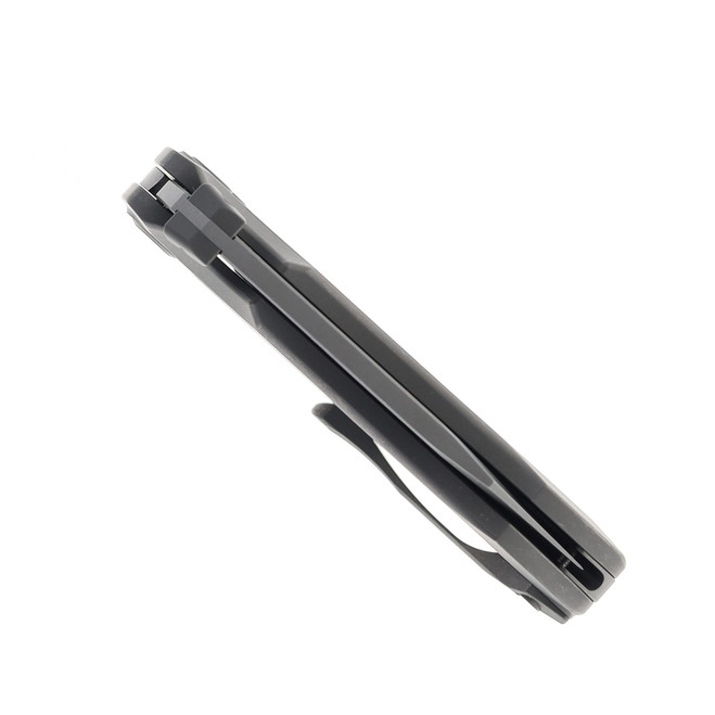 その他 youo Kubey Sumo Folding Knife Black Titanium Handle 20CV Plain Edge KB400B