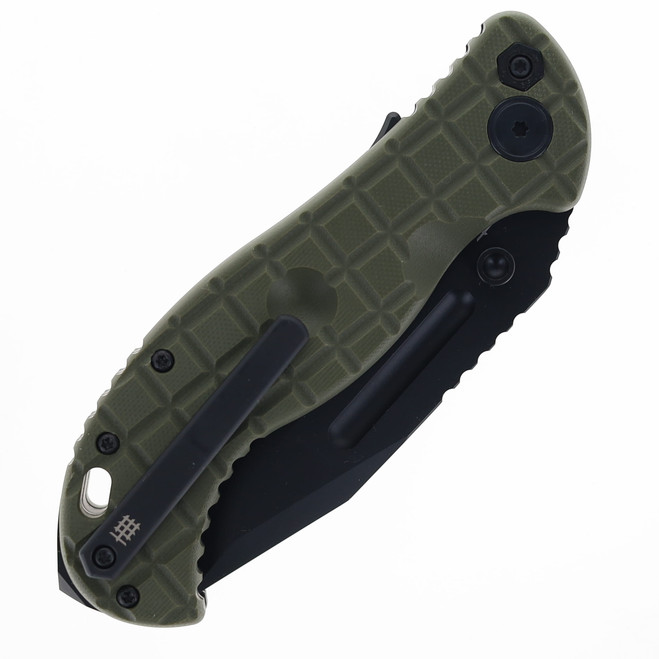 Halfbreed Large Bush Folding Knife Ranger Green G10 Handle 3V