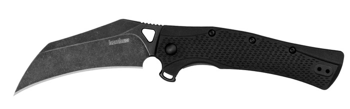 Kershaw Dawnstar Folding Knife Black GFN Handle 8Cr13MoV Hawkbill