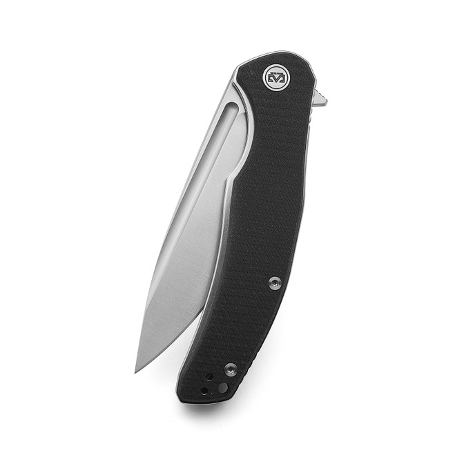 Miguron Velona Folding Knife Black Micarta Handle 14C28N Plain