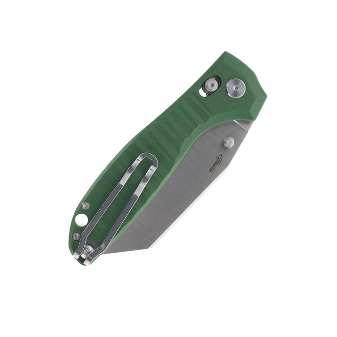 Bestech Liger Folding Knife OD Green G10 Handle D2 Plain Edge
