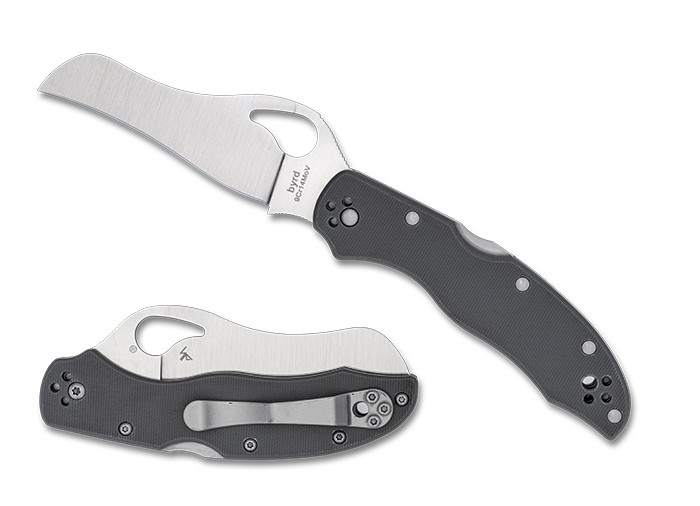 Byrd Gooney Folding Knife Gray G10 Handle 9Cr14MoV Plain Edge BY24GPGY