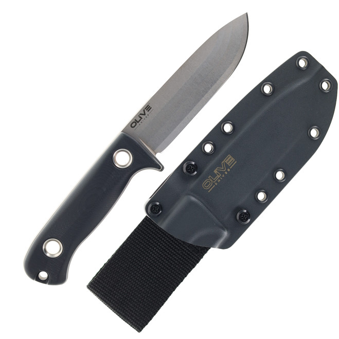 Olive Knives Arbor Fixed Blade Knife Elmax Blade w/ Fibonacci