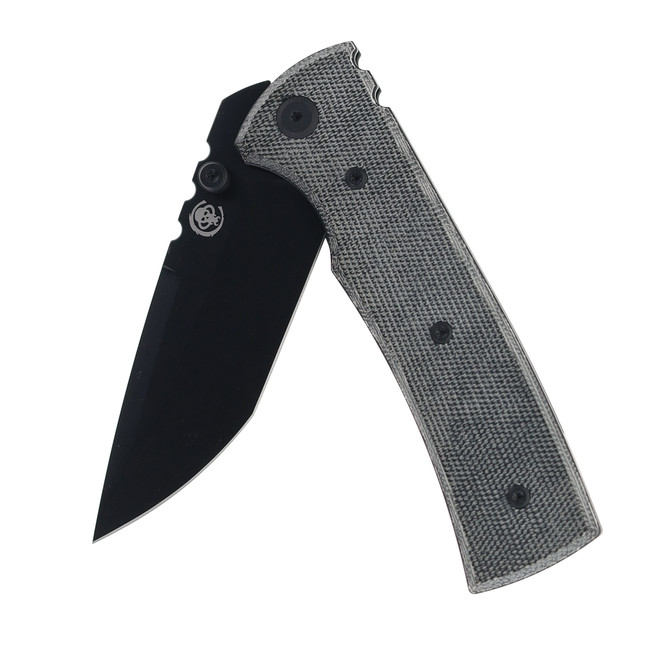 Chaves Knives Blue Label Redencion 229 Folding Knife Black Micarta