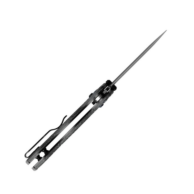 Kizer Exist Clutch Lock Folding Knife Black Micarta Handle Nitro-V V3681A1