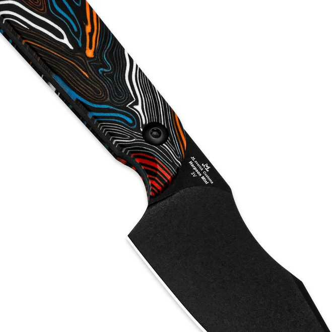 Kizer Harpoon Mini Folding Knife G10 Handle 3V Plain Edge 1040S6