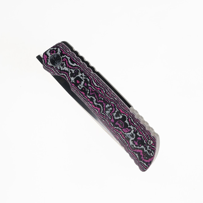 Katsu Folding Knife Color Carbon Fiber/Titanium Handle ZDP 189