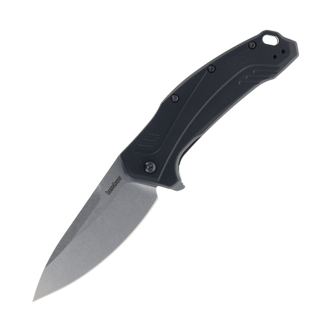 Kershaw Link Liner Lock Folding Knife Black Aluminum Handle Magnacut Plain Edge 1776BLKMAG Kershaw Link Liner Lock Folding Knife Black Aluminum Handle Magnacut Plain Edge 1776BLKMAG