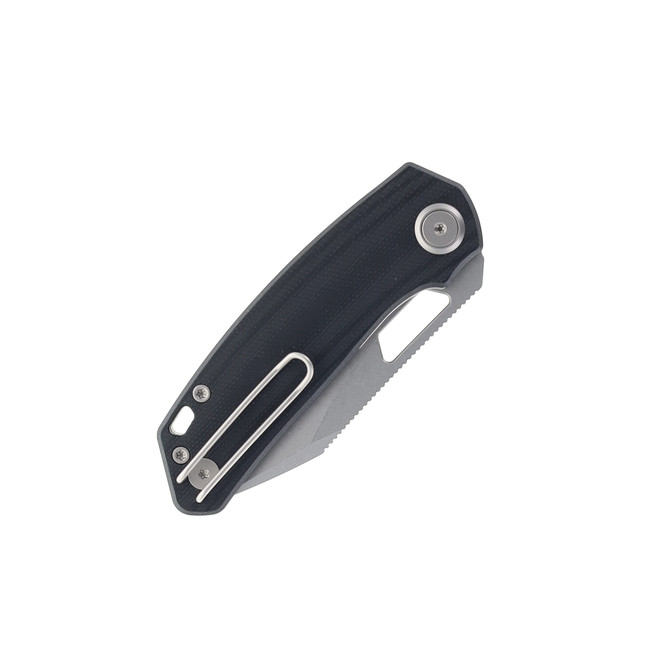 Divo Knives Growler Mini Pocket Knife Black G10 Handle Stonewashed